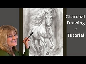 How To Draw A Galloping Horse - Expressive Drawing