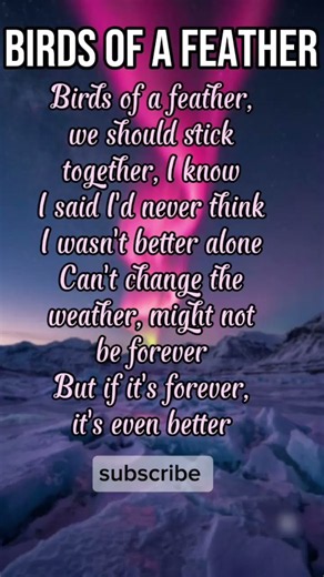 Birds of a feather Lyrics - Billie Eilish #billieelish#birds#songs#english#viral#lyrics#trending#bts