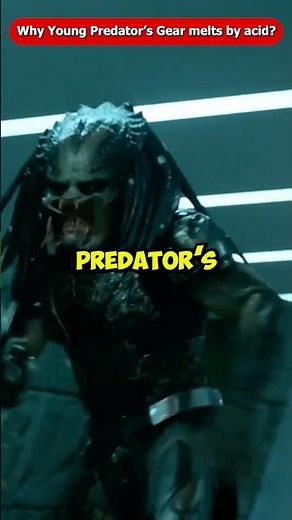 Why Does the Young Predators Gear Melt Down Upon Exposure to Xenomorph’s Acid? Predator Badlands