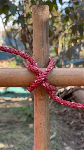 Easy & Reliable bamboo lashing!!