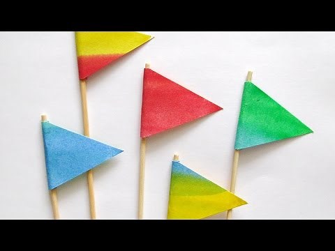 Craft Decorative Paper Flags - DIY Crafts - Guidecentral