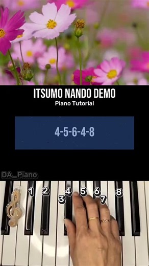 Easy Piano Tutorial for Itsumo Nando Demo