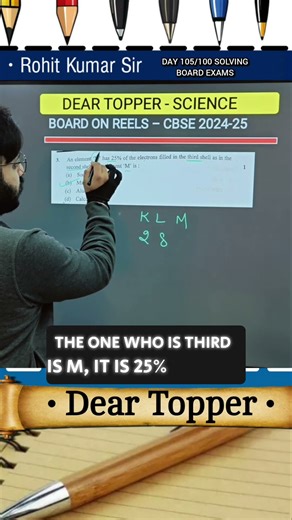 An element 'M' has 25% of the electrons filled in the third shell as in the second shell. The elemen