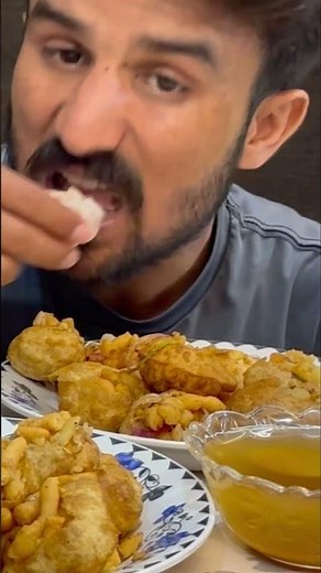 ASMR : EATING PANI PURI GOALGAPPA CRUNCHY & DELICIOUS JERRY AMSR