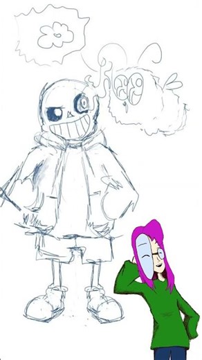 реквест санс #art #request #fanart #undertale #deltarune #sketch