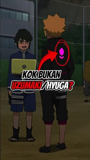 ARTI LOGO DI BAJUNYA BORUTO #animeshorts #boruto #uzumaki #hyuga #uchiha #naruto #hinata #raikage