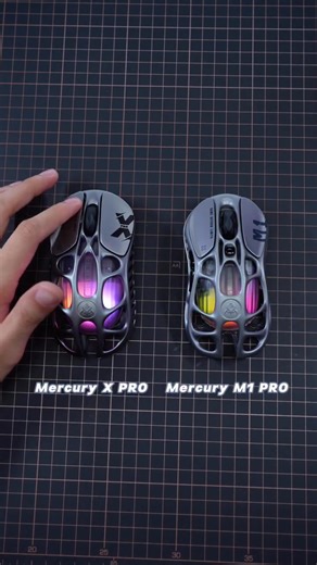 Mouse Sound ASMR 👂 Mercury X Pro or M1 Pro — which sound do you love more? | GravaStar