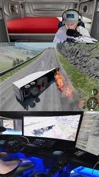 18 Wheeler Smash Test #automobile #truck #gaming #beamngdrive #shorts