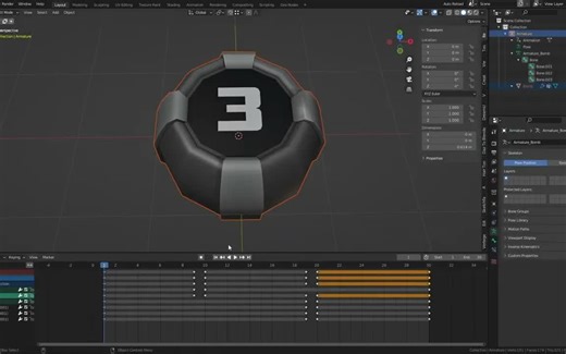 iBlender中文版插件 To Unity FBX Exporter教程Blender FBX Exporter 破坏动画。Blender