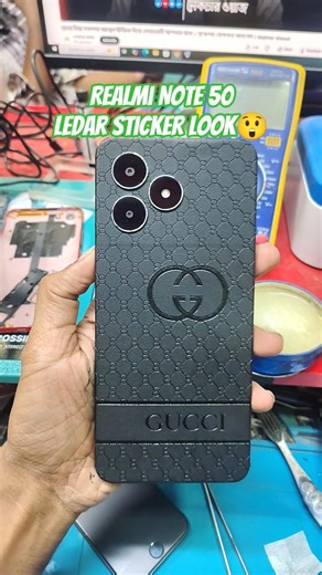 Realmi Note 50 Ledar Sticker Look😲 #viral #sticker