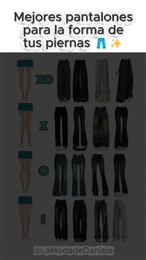 Los Mejores Pantalones Para Cada Tipo De Pierna👖| Guía de Cuerpos X, O e I