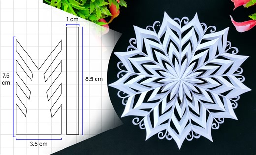 301K views · 5.1K reactions | How to make beautiful Christmas snowflakes - handmade paper snowflakes making at home ❇❄ #ChristmasDecor #ChristmasCrafts #XmasSnowflakes | DIY And Paper Crafts | Facebook