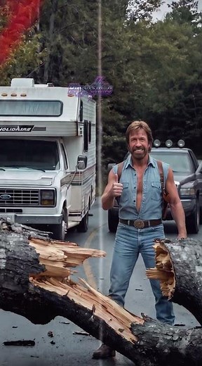 Chuck Norris Crashes Iconic Scenes 01 😂#funny #comedy #ai #viral #short #chucknorris #fun