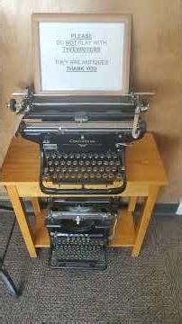 What A Great Antique Typewriter Collection!