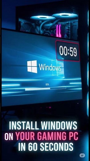 Install Windows on Your Gaming PC in 60 Seconds!