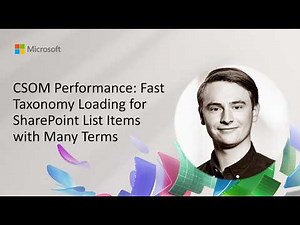 CSOM Performance: Fast Taxonomy Loading for SharePoint List Items with Many Terms