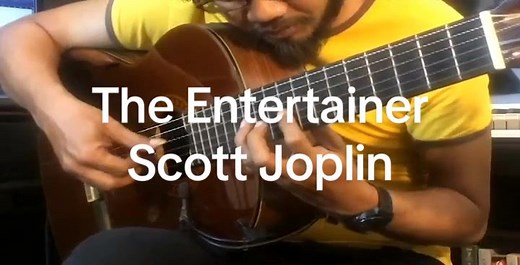 The Entertainer Guitar Classic Cover by Scott Joplin