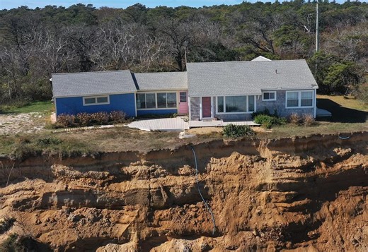 Oceanfront Cape Cod home listed for under $100K — but it may soon drop into the sea