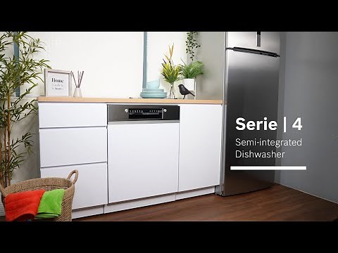 Bosch Series 4 Semi-integrated Dishwasher, 60cm (SMI4HCS48E)