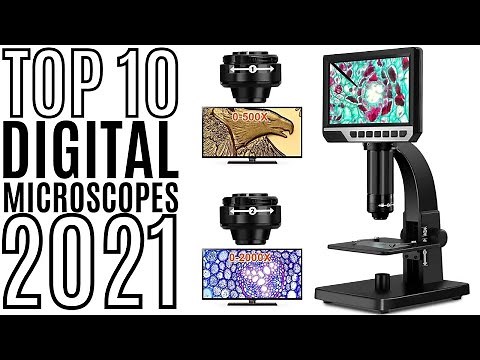 Top 10: Best Digital Microscopes of 2021 / LCD Microscope with USB, HDMI, Wireless for Kids, Adults
