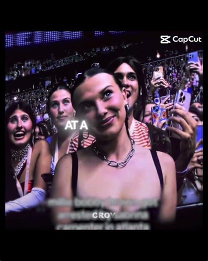 Millie Bobby brown at Sabrina carpenters concert!!!