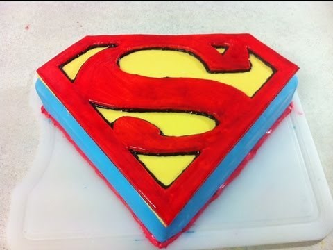 Superman | Man Of Steel Cake (How To)
