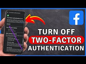 How to Turn Off TWO FACTOR AUTHENTICATION On Facebook | Facebook Tutorial