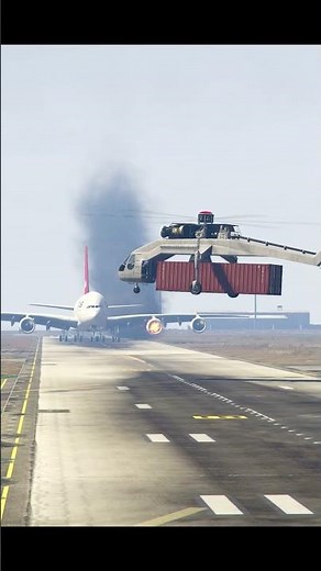 Container Accidently Dropped on runway during Emergency Landing...