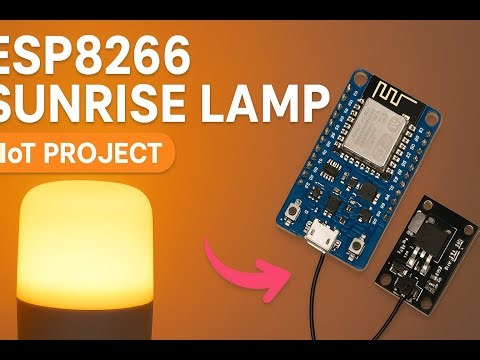Sunrise Simulator Lamp using NTP on ESP8266