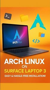 Arch Linux on Surface Laptop 3 – Install in Minutes! #ArchLinux #LinuxTips #SurfaceLaptop3