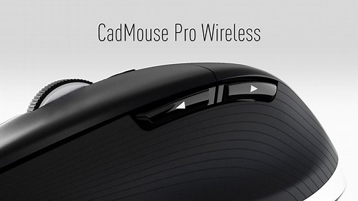 3Dconnexion CadMouse Pro Wireless: The Professional CAD Mouse for Engineers and Architects