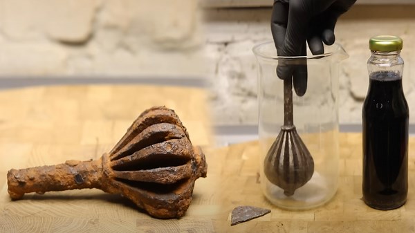 Epic Restoration of a Rusty Forest-found Mace