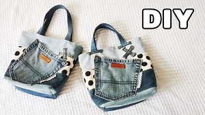 223K views · 8K reactions | DIY Old Jeans Recycle Tote Bag | Tutorial | SisterQuilt | Facebook