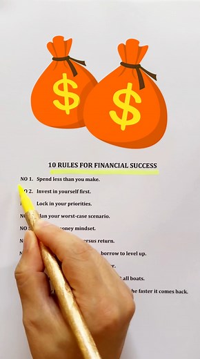 10 RULES FOR FINANCIAL SUCCESS #success #mindset #FinancialSuccess | Dream To Success