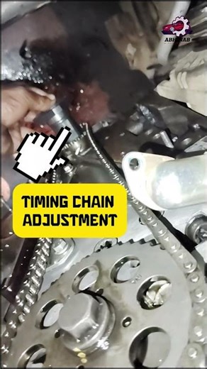 Timing Chain Adjustment, Crank & Cam shaft Locking Process