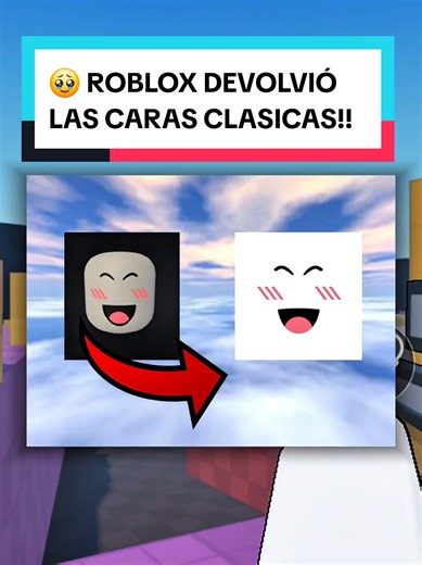 🥹 ROBLOX DEVOLVIÓ LAS CARAS CLASICAS!! #roblox #robloxfyp #robloxshorts #shorts #news