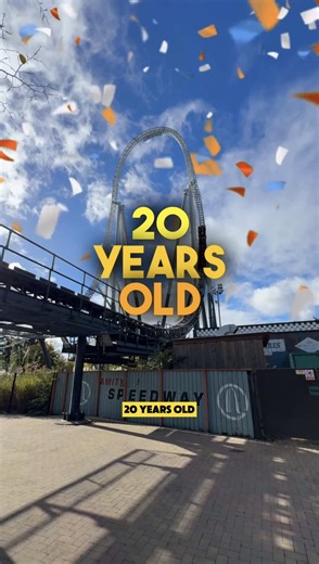 Happy 20th Birthday Stealth 🎂 #thorpepark #stealth #rollercoaster | roller coasters
