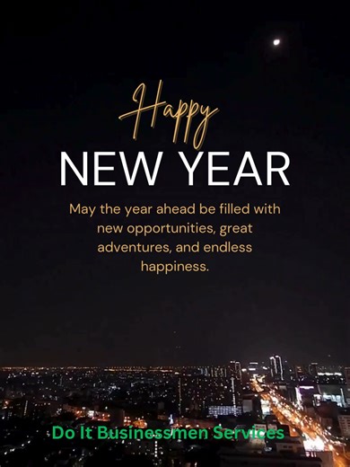 Welcoming the New Year with gratitude and big plans ahead ✨ Thank you for trusting DO IT Businessmen Services 💼🎊 #NewBeginnings #doitbusinessmenservices #HappyNewYear2026 #tasheelservicesdubai