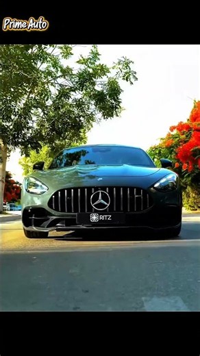 Black Mercedes-AMG GT 43 🖤 | Luxury Performance at Its Finest #Shorts