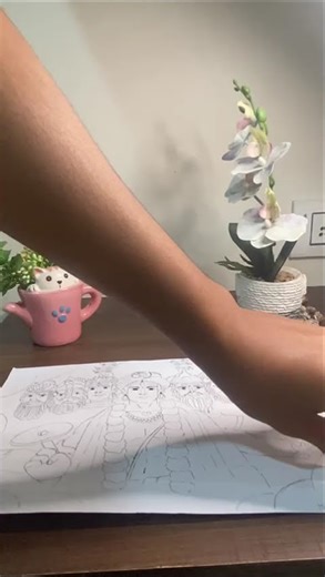 From Blank Page to Lord Vishnu | Drawing Timelapse