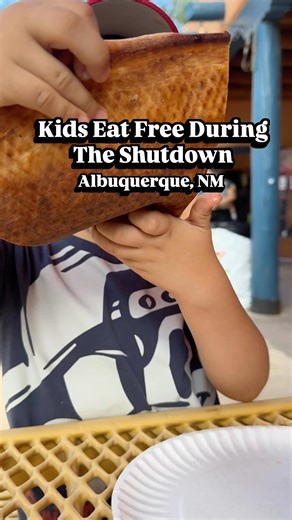With the government shutdown and SNAP benefit pause, several ABQ restaurants are stepping up to offer free meals for kids. 🙌 We’re creating a running list to share with local families, comment “FOOD” and we’ll send it your way. 💛 Know a restaurant we should add? DM us so we can keep this resource growing! #ABQStrong #ABQMomCares #CommunitySupport #NewMexicoLove | ABQ Mom