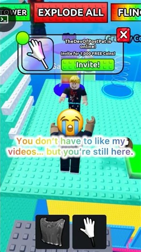 Nobody Supports Small Creators… 💔😪 #shorts #roblox