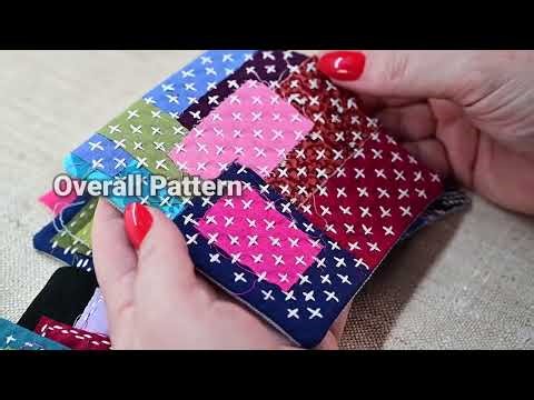 How to Make Boro & Sashiko Coasters | Easy Hand Stitching Tutorial | Colonial Needle