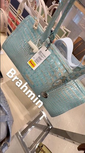 BRAHMIN HANDBAGS SOPHIA WATERFALL MELBOURNE GENUINE LEATHER BAG & more #brahminhandbags #macys