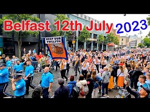 Twelfth of July Battle of the Boyne Parade 2023 Belfast