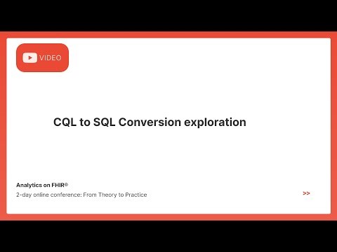 CQL to SQL Conversion exploration