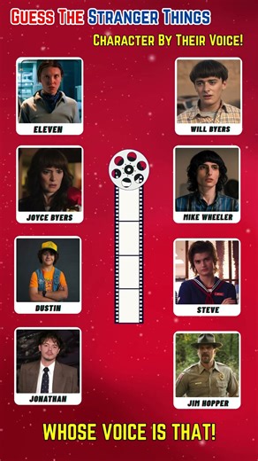 Can You Identify the Stranger Things Character From Just Their Voice?🔊