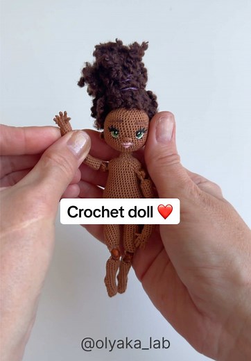 Crochet Pattern for Articulated Ball-Jointed Dolls