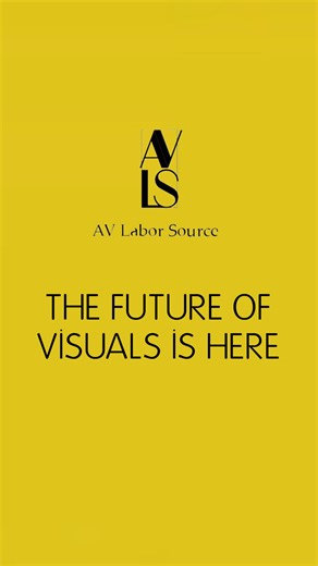 AV | AUDIO & VIDEO SYSTEM | EVENT PRODUCTION on Instagram: "THE FUTURE OF VISUALS IS HERE Visuals define how your event is seen, remembered, and experienced. That’s why experienced visual professionals matter. At AV Labor Source, our visual specialists ensure every screen, camera feed, and lighting cue works flawlessly — from executive presentations to large-scale productions. They manage complex video systems, LED walls, projection, and camera workflows to deliver: • crystal-clear visuals on ev