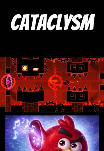 Cataclysm song rated via angry birds #gd #geometrydash #cataclysm #angrybirds #music